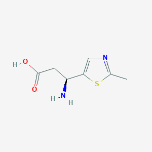 (3S)-3-Amino-3-(2-methyl-1,3-thiazol-5-yl)propanoic acid