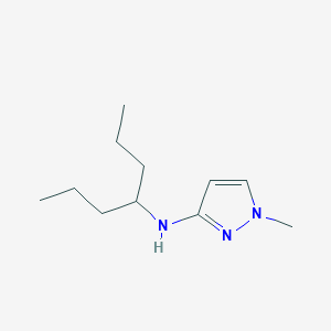 N-(Heptan-4-yl)-1-methyl-1H-pyrazol-3-amine