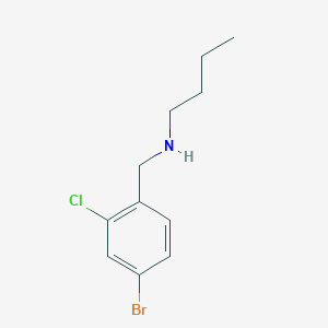 [(4-Bromo-2-chlorophenyl)methyl](butyl)amine