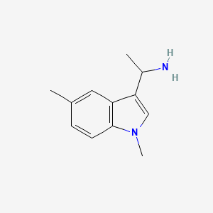 1-(1,5-Dimethyl-1H-indol-3-YL)ethan-1-amine