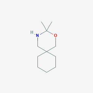 3,3-Dimethyl-2-oxa-4-azaspiro[5.5]undecane