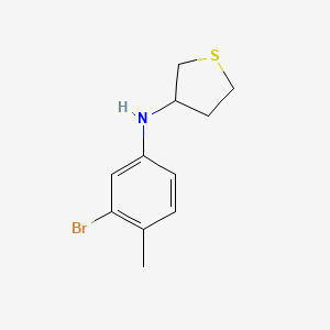 N-(3-bromo-4-methylphenyl)thiolan-3-amine