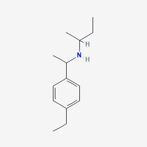 (Butan-2-yl)[1-(4-ethylphenyl)ethyl]amine