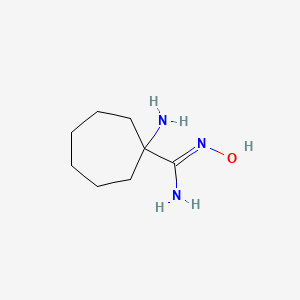 1-amino-N'-hydroxycycloheptane-1-carboximidamide