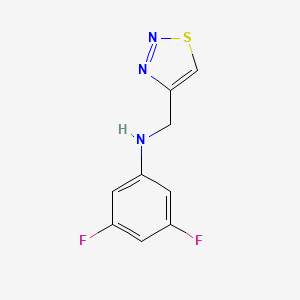 n-((1,2,3-Thiadiazol-4-yl)methyl)-3,5-difluoroaniline