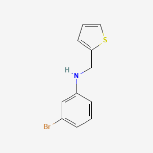 3-bromo-N-(thiophen-2-ylmethyl)aniline