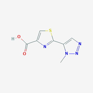 2-(1-Methyl-1H-1,2,3-triazol-5-yl)-1,3-thiazole-4-carboxylic acid