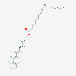 molecular formula C38H62O2 B132852 视黄醇油酸酯 CAS No. 631-88-9