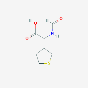 2-Formamido-2-(thiolan-3-yl)acetic acid