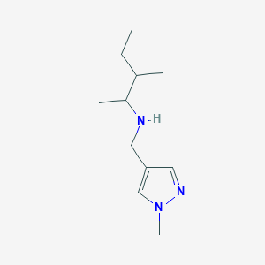 [(1-Methyl-1H-pyrazol-4-yl)methyl](3-methylpentan-2-yl)amine