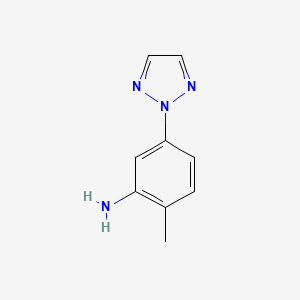 2-Methyl-5-(2H-1,2,3-triazol-2-yl)aniline