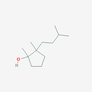 1,2-Dimethyl-2-(3-methylbutyl)cyclopentan-1-ol