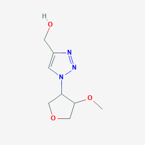 [1-(4-Methoxyoxolan-3-yl)-1H-1,2,3-triazol-4-yl]methanol