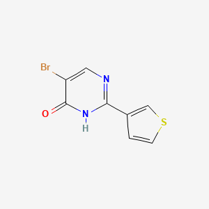 5-Bromo-2-(thiophen-3-yl)-3,4-dihydropyrimidin-4-one