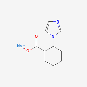 Sodium 2-(1H-imidazol-1-yl)cyclohexane-1-carboxylate