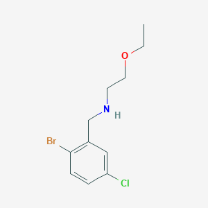 [(2-Bromo-5-chlorophenyl)methyl](2-ethoxyethyl)amine