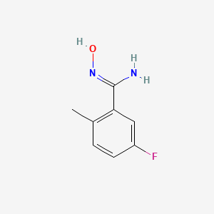 5-Fluoro-N'-hydroxy-2-methylbenzene-1-carboximidamide