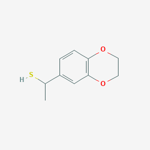 1-(2,3-Dihydro-1,4-benzodioxin-6-YL)ethane-1-thiol