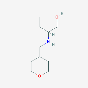 2-[(Oxan-4-ylmethyl)amino]butan-1-ol