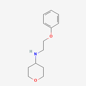 N-(2-phenoxyethyl)oxan-4-amine