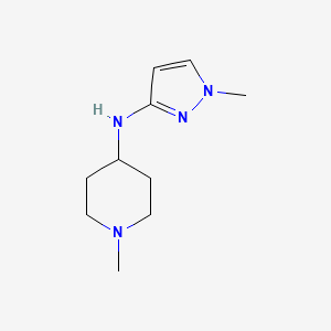 1-methyl-N-(1-methyl-1H-pyrazol-3-yl)piperidin-4-amine