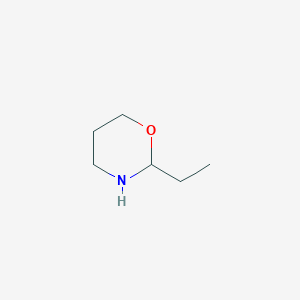 molecular formula C6H13NO B13285617 2-Ethyl-[1,3]oxazinane 