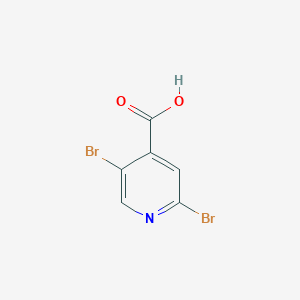 molecular formula C6H3Br2NO2 B1328564 2,5-Dibromoisonicotinic acid CAS No. 942473-59-8