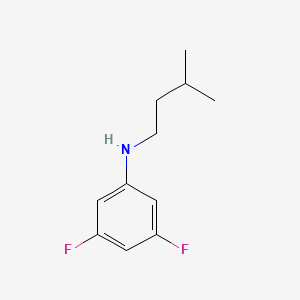 3,5-difluoro-N-(3-methylbutyl)aniline