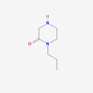 B1328566 1-Propylpiperazin-2-one CAS No. 65464-10-0