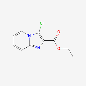molecular formula C10H9ClN2O2 B1328568 3-氯咪唑并[1,2-a]吡啶-2-羧酸乙酯 CAS No. 1000017-95-7