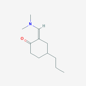 2-[(Dimethylamino)methylidene]-4-propylcyclohexan-1-one