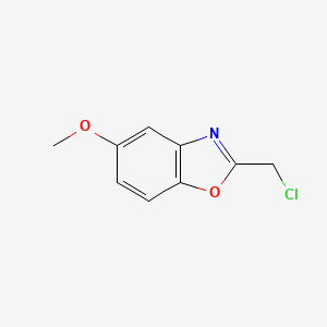 B1328571 2-(Chloromethyl)-5-methoxy-1,3-benzoxazole CAS No. 63842-21-7