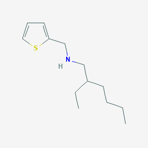 molecular formula C13H23NS B13285721 (2-Ethylhexyl)(thiophen-2-ylmethyl)amine 