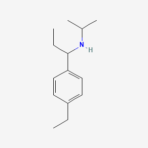 [1-(4-Ethylphenyl)propyl](propan-2-yl)amine