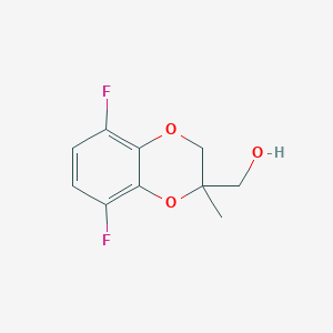 (5,8-Difluoro-2-methyl-2,3-dihydro-1,4-benzodioxin-2-yl)methanol