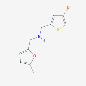 [(4-Bromothiophen-2-yl)methyl][(5-methylfuran-2-yl)methyl]amine