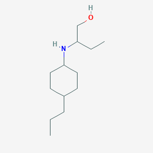 2-[(4-Propylcyclohexyl)amino]butan-1-ol