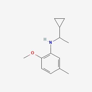 N-(1-cyclopropylethyl)-2-methoxy-5-methylaniline