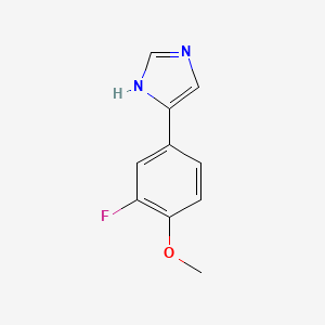 4-(3-fluoro-4-methoxyphenyl)-1H-imidazole