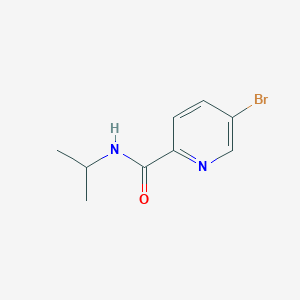 molecular formula C9H11BrN2O B1328589 N-异丙基-5-溴吡啶甲酰胺 CAS No. 845305-90-0