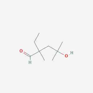 2-Ethyl-4-hydroxy-2,4-dimethylpentanal