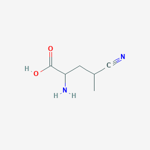 2-Amino-4-cyano-4-methylbutanoic acid