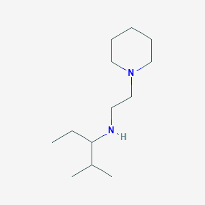 (2-Methylpentan-3-yl)[2-(piperidin-1-yl)ethyl]amine