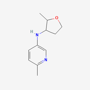 6-methyl-N-(2-methyloxolan-3-yl)pyridin-3-amine