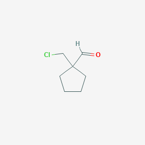 1-(Chloromethyl)cyclopentane-1-carbaldehyde