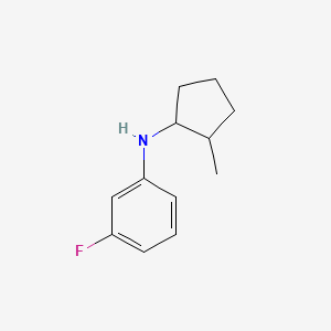 3-fluoro-N-(2-methylcyclopentyl)aniline