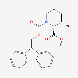 (2R,3S)-1-{[(9H-fluoren-9-yl)methoxy]carbonyl}-3-methylpiperidine-2-carboxylic acid