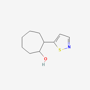 2-(1,2-Thiazol-5-yl)cycloheptan-1-ol