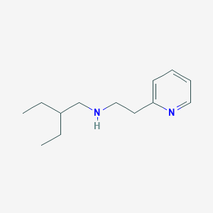 molecular formula C13H22N2 B13286090 (2-Ethylbutyl)[2-(pyridin-2-YL)ethyl]amine 