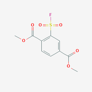 1,4-Dimethyl 2-(fluorosulfonyl)benzene-1,4-dicarboxylate